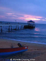 take a rest from diving and enjoy beauty of Tioman sunset. by Michelle Choong_khoo 